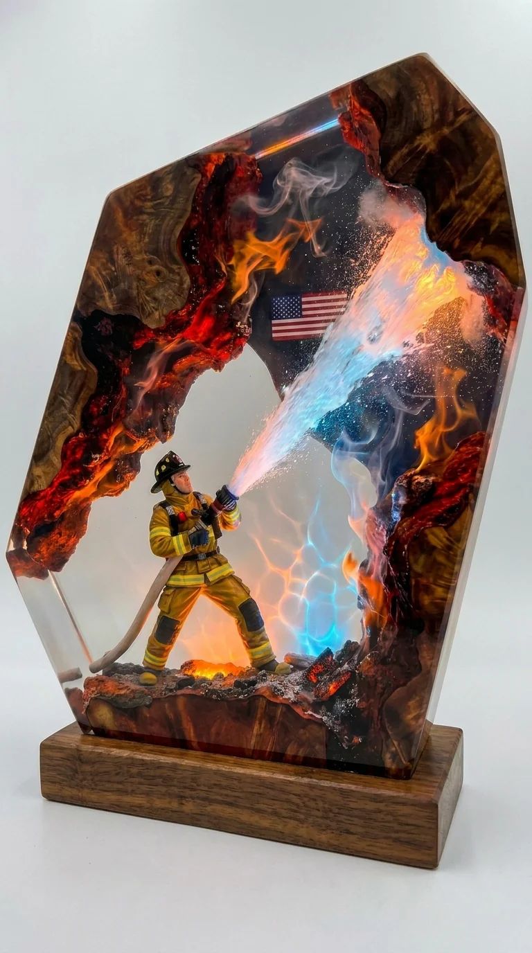 Resin Hero Lamps