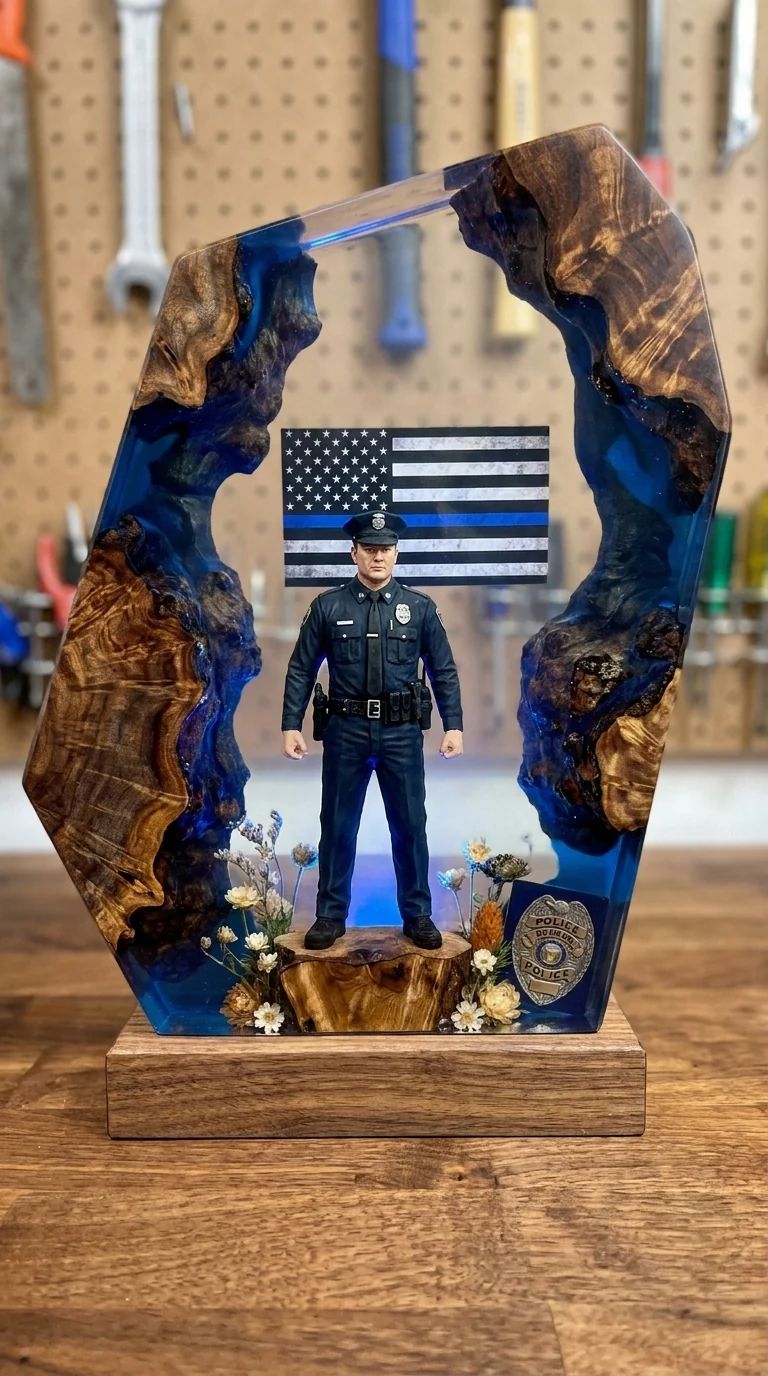 Resin Hero Lamps